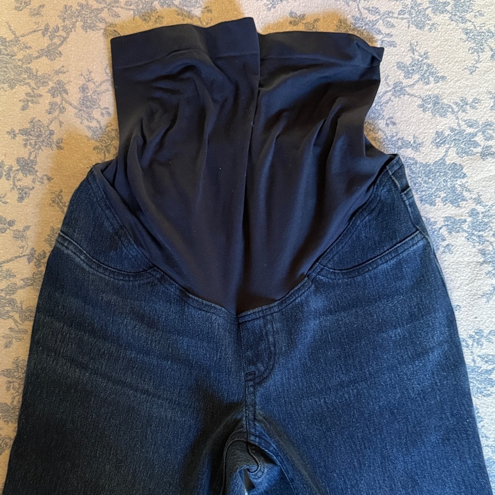 Spanx Brand Dark Blue Maternity Jeans